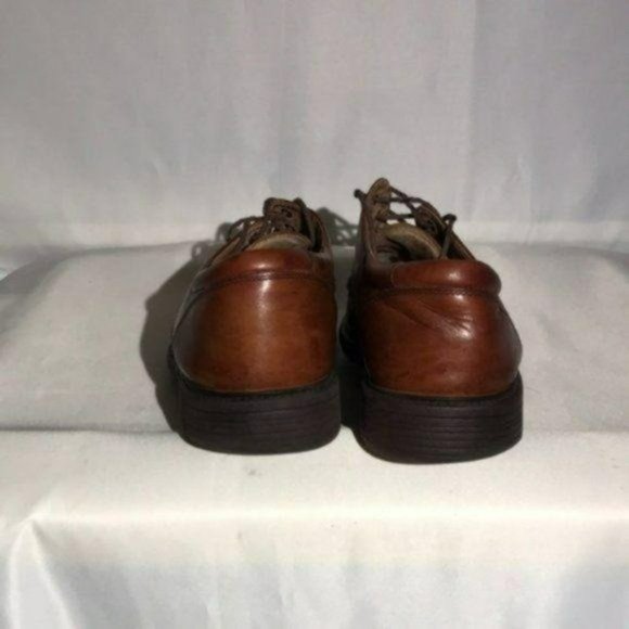 Bostonia Bicycle Toe Brown Leather Oxford Size 9M - Picture 2 of 7